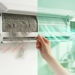 آموزش تمیز کردن فیلتر کولر گازی